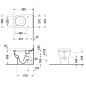 Duravit Starck 3 - WC à poser, avec WonderGliss, blanc 01240900001 Duravit Starck 3 - WC à poser, avec WonderGliss, blanc 01240900001