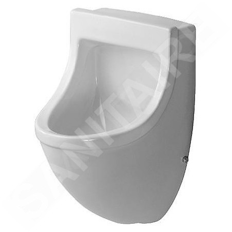 Duravit Starck 3 - Urinoir, alimentation d’eau arrière, avec WonderGliss, blanc 08213500001