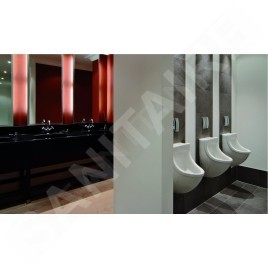Duravit Starck 3 - Urinoir, alimentation d’eau arrière, avec WonderGliss, blanc 08213500001