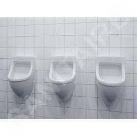 Duravit Starck 3 - Urinoir, alimentation d’eau arrière, avec WonderGliss, blanc 08213500001