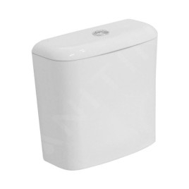 Jika Lyra plus - Réservoir de chasse d'eau combinée, remplissage latéral, mécanisme de chasse d'eau inclus, blanc H8273830002811