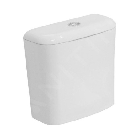 Jika Lyra plus - Réservoir de chasse d'eau combinée, remplissage latéral, mécanisme de chasse d'eau inclus, blanc H8273830002811