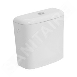 Jika Lyra plus - Réservoir de chasse d'eau combinée, remplissage latéral, sans mécanisme de rinçage, blanc H8273820000001