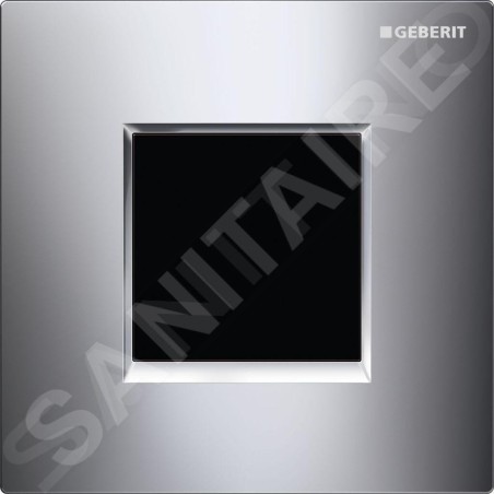 Geberit Systèmes de chasse d’eau - Commande électronique de chasse d'urinoir, type 30, alimentation secteur, chrome brillant