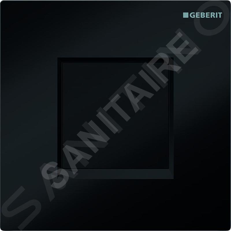 Geberit Systèmes de chasse d’eau - Commande électronique de chasse d'eau d'urinoir, type 30, à piles, noir 116.037.KM.1