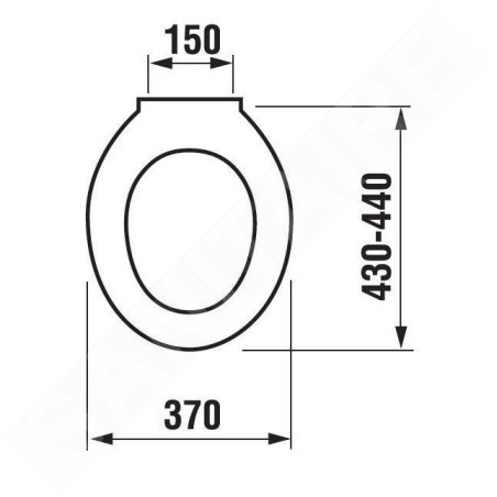 Jika Dino - Abattant WC, blanc H8933703000001