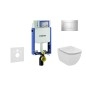 Geberit Kombifix - Bâti-support pour WC suspendu avec plaque de déclenchement Sigma 30, chrome brillant/chrome mat + Ideal Geberit Kombifix - Bâti-support pour WC suspendu avec plaque de déclenchement Sigma 30, chrome brillant/chrome mat + Ideal