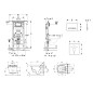 Geberit Kombifix - Bâti-support pour WC suspendu avec plaque de déclenchement Sigma 50, blanc alpin + Tece One – toilette Geberit Kombifix - Bâti-support pour WC suspendu avec plaque de déclenchement Sigma 50, blanc alpin + Tece One – toilette