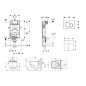Geberit Kombifix - Bâti-support pour WC suspendu avec plaque de déclenchement Sigma 01, blanc alpin + Tece One – toilette Geberit Kombifix - Bâti-support pour WC suspendu avec plaque de déclenchement Sigma 01, blanc alpin + Tece One – toilette