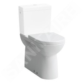 Laufen Pro - Cuvette WC combinée, évacuation arrière/bas, arrivée d'eau latérale, avec LCC, blanc H8249554002311