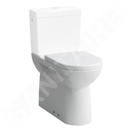 Laufen Pro - Cuvette WC combinée, évacuation arrière/bas, arrivée d'eau latérale, avec LCC, blanc H8249554002311