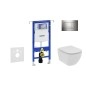 Geberit Duofix - Set de bâti-support, WC suspendu Rimless+ abattant SoftClose Ideal Standard Tesi, plaque de déclenchement Geberit Duofix - Set de bâti-support, WC suspendu Rimless+ abattant SoftClose Ideal Standard Tesi, plaque de déclenchement