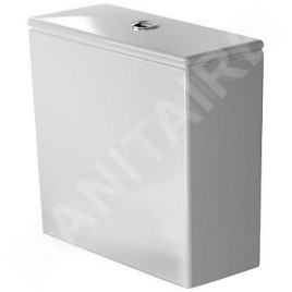Duravit DuraStyle - Réservoir de chasse 390x170 mm, alimentation par le dessous, WonderGliss, blanc 09351000051