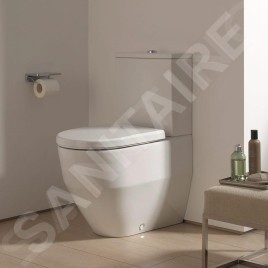 Laufen Pro - Cuvette WC combinée à poser, 650x360 mm, évacuation arrière/bas, blanc H8259520000001