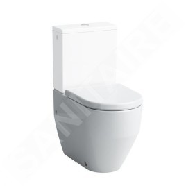 Laufen Pro - Cuvette WC combinée à poser, 650x360 mm, évacuation arrière/bas, avec LCC, blanc H8259524000001