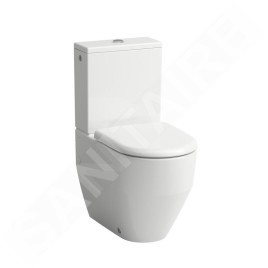 Laufen Pro - Cuvette WC combinée à poser, 650x360 mm, évacuation arrière/bas, avec LCC, blanc H8259524000001