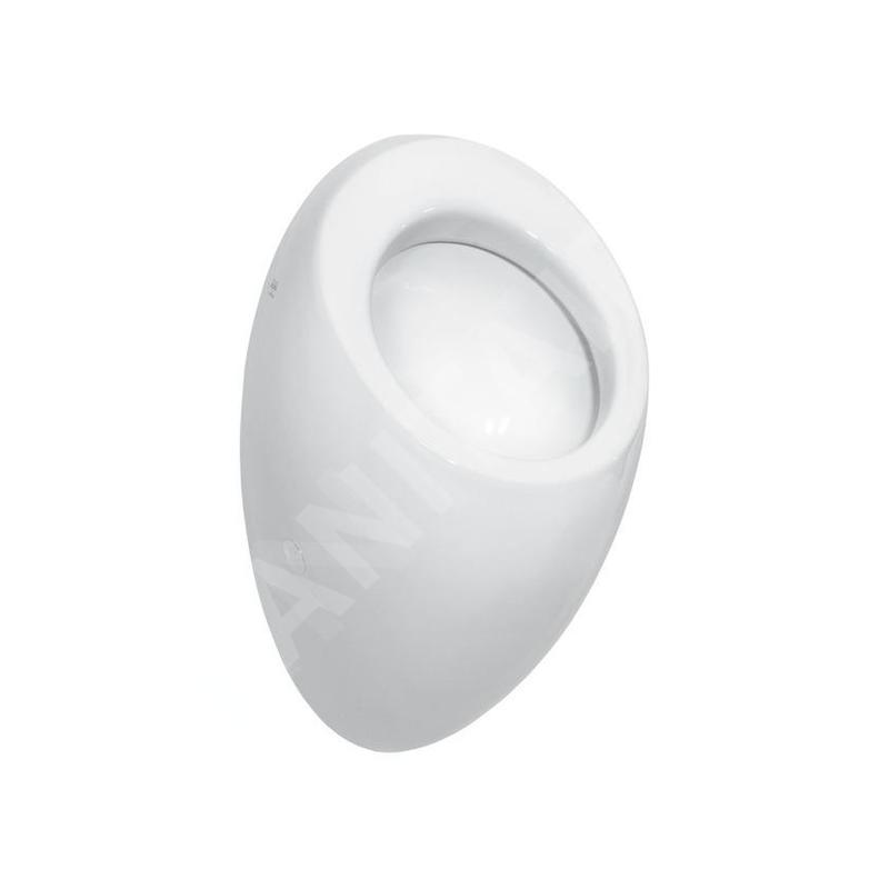 Laufen Il Bagno Alessi One - Urinoir à aspiration sans couvercle, arrivée d'eau arrière, avec LCC, blanc H8409754000001 Laufen Il Bagno Alessi One - Urinoir à aspiration sans couvercle, arrivée d'eau arrière, avec LCC, blanc H8409754000001