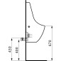 Laufen Tamaro - Urinoir, 390x365x825 mm, blanc H8411210000001