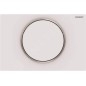Geberit Sigma10 - Plaque de déclenchement Sigma 10, blanc mat/ inox 115.758.JT.5