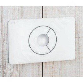 Jika Modul - Plaque de déclenchement PL9, Dual Flush, blanc H8936760000001