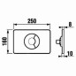 Jika Modul - Plaque de déclenchement PL9, Dual Flush, chrome mat H8936760070001 Jika Modul - Plaque de déclenchement PL9, Dual Flush, chrome mat H8936760070001