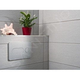 Jika Modul - Plaque de déclenchement PL8, chrome mat H8936460070001
