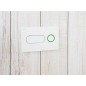 Jika Modul - Plaque de déclenchement PL8, blanc/vert H8936460000001 Jika Modul - Plaque de déclenchement PL8, blanc/vert H8936460000001