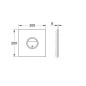 Grohe Ondus - Bouton de commande, moon white 38915LS0