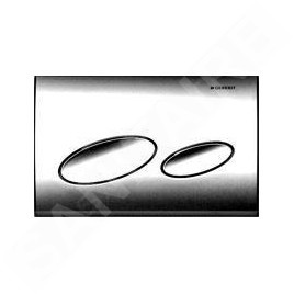 Geberit Kappa - plaque de déclenchement KAPPA 20, chrome brillant 115.228.21.1