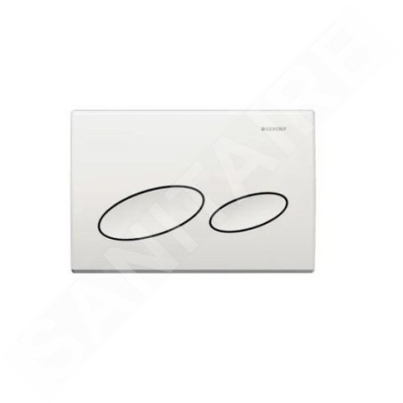 Geberit Kappa - Plaque de déclenchement KAPPA 20, blanc 115.228.11.1