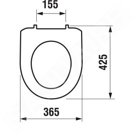 Jika Lyra plus - Abattant WC, blanc H8933870000001