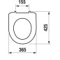 Jika Lyra plus - Abattant WC, blanc H8933870000001