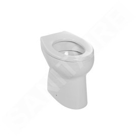 Jika Baby - Toilette enfant à poser, chasse d'eau affleurante, blanc H8220370000001