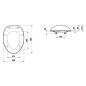 Laufen Il Bagno Alessi One - Abattant de WC, SoftClose, blanc H8929710000001