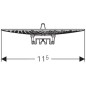 Geberit Accessoires - Filtre pour urinoirs Preda et Selva 116.059.00.1