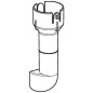 Geberit Accessoires - Buse d'aspiration pour siphon hybride 116.065.00.1 Geberit Accessoires - Buse d'aspiration pour siphon hybride 116.065.00.1