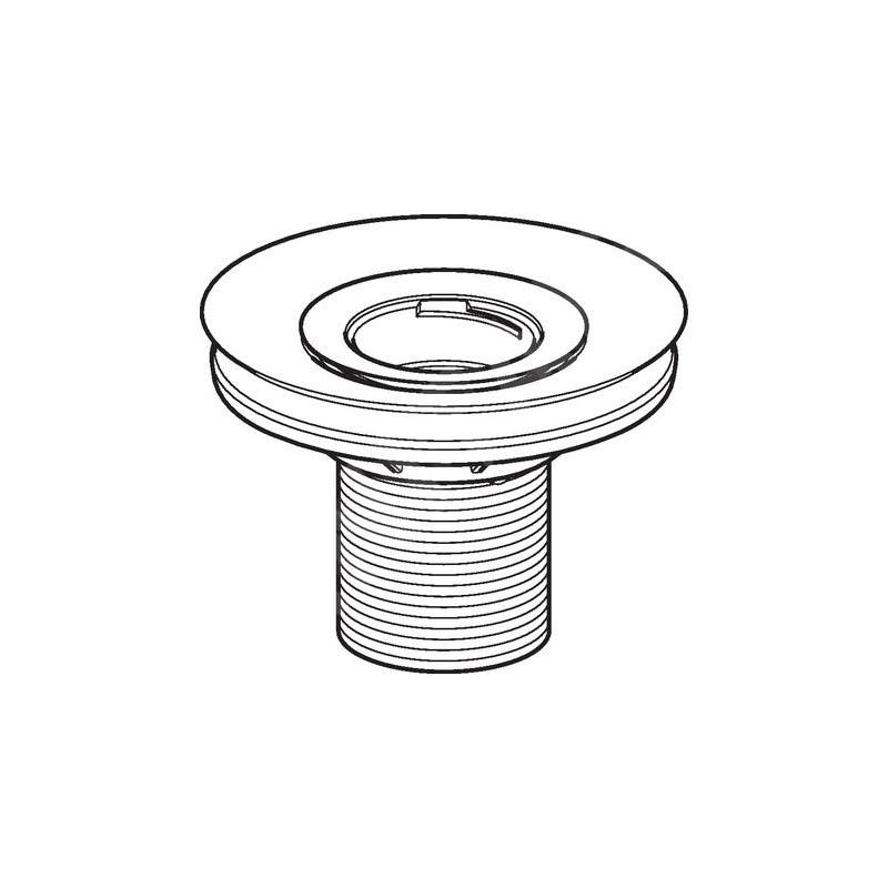 Geberit Accessoires - Adaptateur de siphon pour urinoirs sans eau, diamètre de 103 mm 116.060.00.1