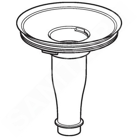 Geberit Accessoires - Adaptateur pour siphon hybride pour urinoirs Preda et Selva 116.058.00.1