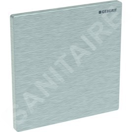 Geberit Accessoires - Plaque de recouvrement pour commande de chasse d'eau pour urinoir, acier inoxydable 116.069.FW.1