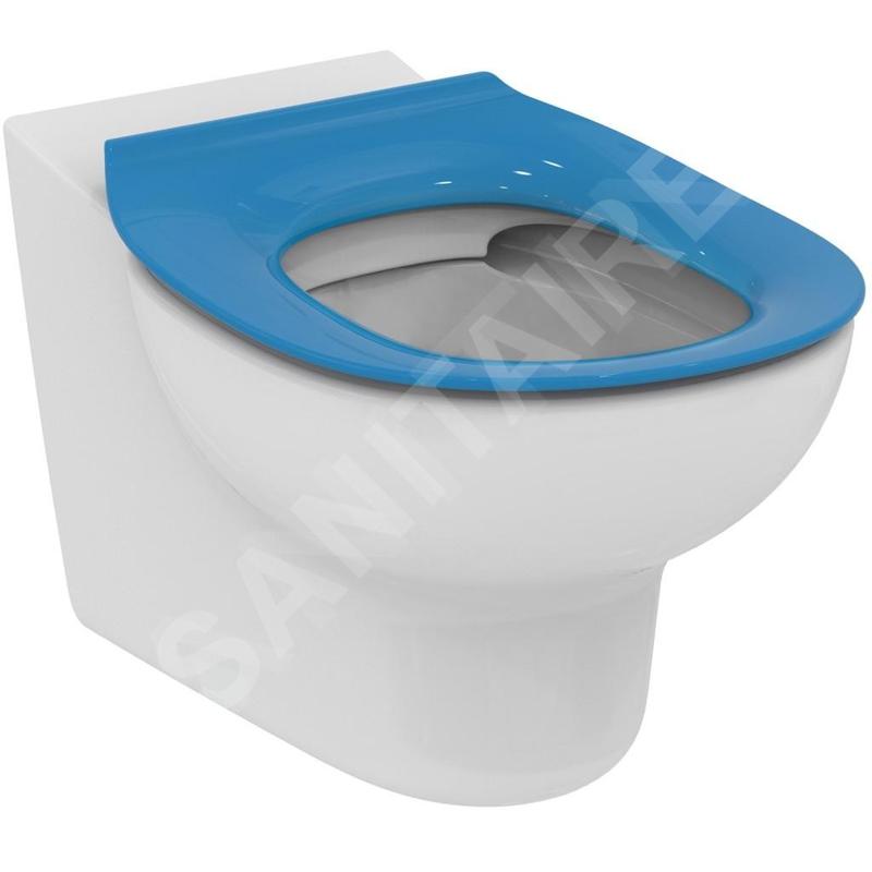 Ideal Standard Contour 21 - Abattant de toilette enfant 7-11 ans S3128 et S3126 sans abattant, bleu S454536