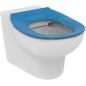 Ideal Standard Contour 21 - Abattant de toilette enfant 7-11 ans S3128 et S3126 sans abattant, bleu S454536
