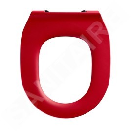 Ideal Standard Contour 21 - Abattant de toilette enfant 7-11 ans S3128 et S3126 sans abattant, rouge S4545GQ