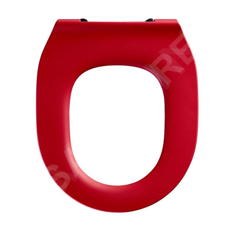 Ideal Standard Contour 21 - Abattant de toilette enfant 7-11 ans S3128 et S3126 sans abattant, rouge S4545GQ