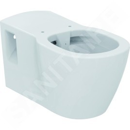 Ideal Standard Connect Freedom - Toilettes suspendues adaptées aux personnes à mobilité réduite, Rimless, avec Ideal Plus,