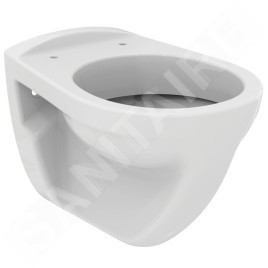 Ideal Standard Eurovit - Toilettes suspendues, chasse d'eau plate, blanc V340301