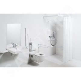 Laufen Pro Liberty - WC suspendus adaptés aux personnes à mobilité réduite, 700x360 mm, Rimless, blanc H8219600000001