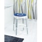 Sapho Accessoire Ridder - Chaise pivotante à hauteur réglable, blanc/bleu A0050401
