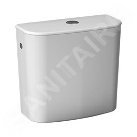 Jika Deep - Réservoir WC combiné, alimentation en eau par le bas 1/2", Dual Flush, blanc H8286130002811