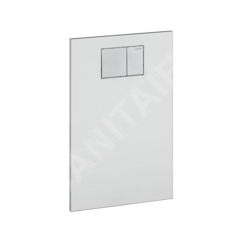 Geberit AquaClean - Plaque de recouvrement avec commande intégrée pour sièges de bidet, blanc alpin 115.322.11.1