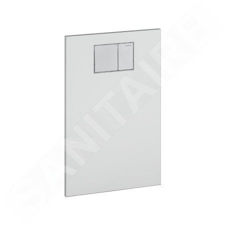 Geberit AquaClean - Plaque de recouvrement avec commande intégrée pour sièges de bidet, blanc alpin 115.322.11.1